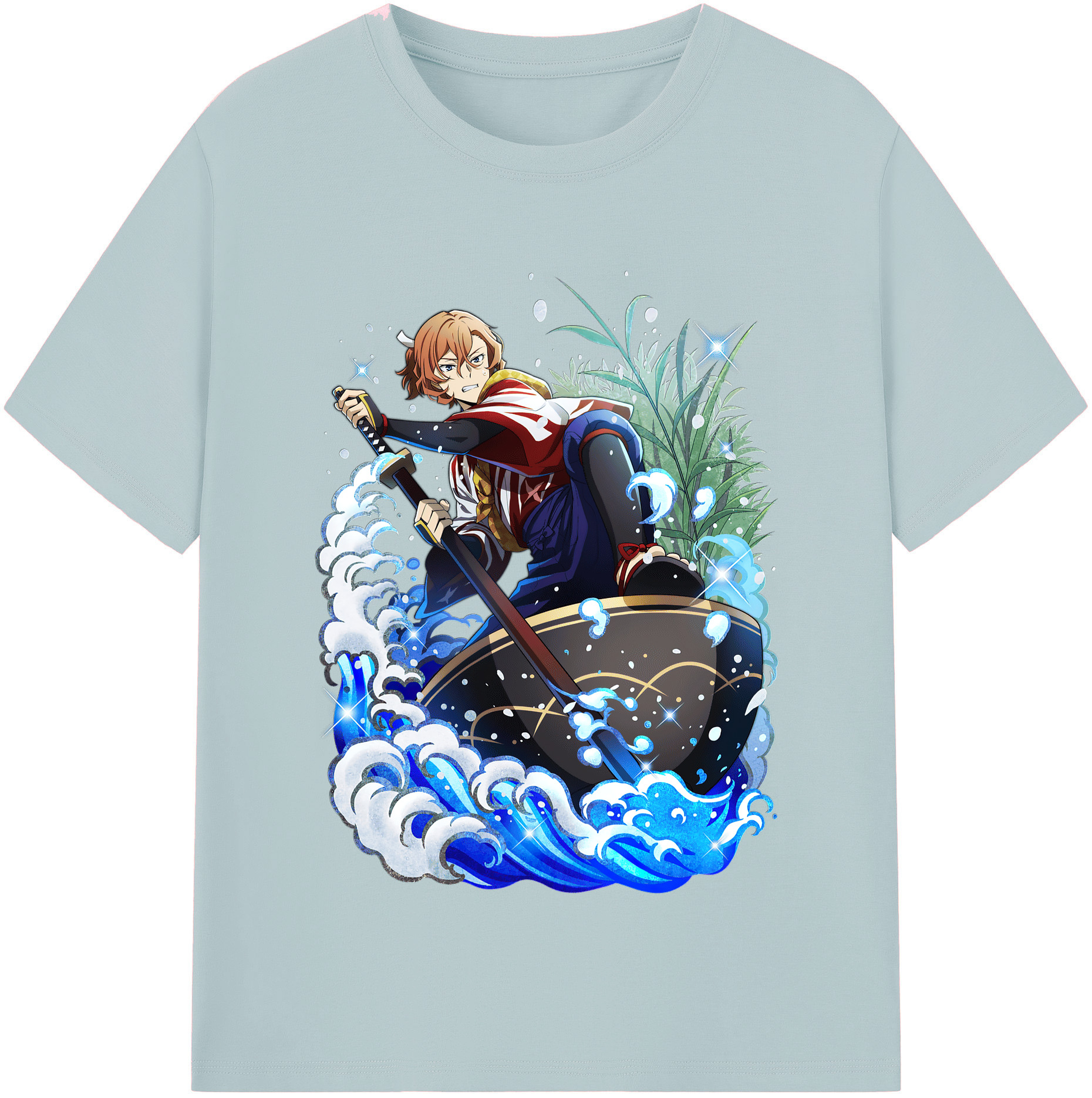 （画像用） 文豪ストレイドッグス Bungo Stray Dogs 綿100％半袖Tシャツ（フロントプリント）